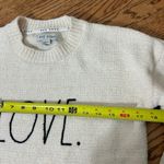 Rae Dunn  | “LOVE” Graphic Crew Neck Long Sleeve Sweater Photo 7