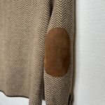 Banana Republic VTG  Merino Wool Herringbone Riding Blazer Elbow Patches Women PS Photo 5