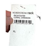 Z By Zella  Coral Crimson Orange Striped Racerback Tank Top Shirt Womens XL NWT Photo 5