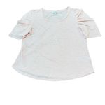 Liverpool Womens  Pink Gathered Peasant Short‎ Sleeve T-Shirt Large Photo 6