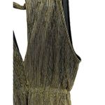 H&M Gold Black Glitter Sparkly Foil Tie Neck A Line Party Shimmer Dress 10 Photo 1