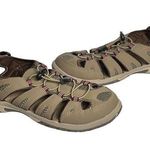 Eddie Bauer Fisherman Sandals Womens 10 Brown Leather Blakely Adjustable Hiking Photo 0