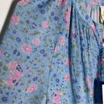 NEW Spell Dolly Blouse Dusty Floral Blue Sz XS Photo 4