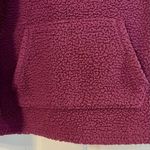 PINK - Victoria's Secret PINK Victoria’s Secret Sherpa Teddybear Pullover Hoodie Half Zip Large Photo 3