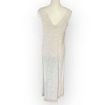 United Colors Of Benetton  Womans Linen Blend Knit Sleeveless V-neck Maxi Dress Photo 1