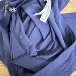 Eileen Fisher Pants Womens Small Blue Pull On Stretch Career Viscose Crop 26.5 Photo 2