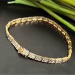 Vintage Signed M Gold Photo 0