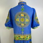 Alemais Linda Tiered Midi Dress Blue Size 8 Photo 7