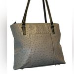 Dooney & Bourke Gray Ostrich Lexington Purse Photo 1