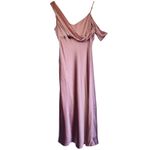 Wilfred Aritzia‎  Hymn Dress Wedding Guest Pink Satin Size 8 Photo 7