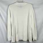 Karen Scott  Women’s White Cable-Knit Sweater Large Photo 2