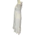 Aerie Linen Blend Braided  Halter Dress Photo 2