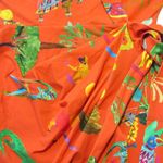 Sézane NWT Sezane x G. Kero Samantha in The Animal Orange Wrap Mini Dress S Photo 6