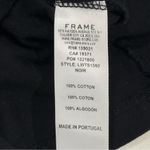 frame denim Frame Frankie Tee Shirt Puff Sleeve Black XS Cotton Minimal Whimsigoth Chic Photo 6