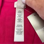 Chico's Chico’s Cutwork 100% Linen Blazer Pink Laser Cut Jacket Size 1 US Size M / 8 NEW Photo 6