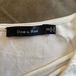Doe & Rae white criss cross detail top size small Photo 5
