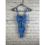 Victoria's Secret  NWT Ruched Shine Cut Out One Piece Swimsuit Size Medium Photo 7