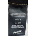 Angels Forever Young Signature Straight Leg Jeans Women's Size 8 Dark Wash Blue Photo 6
