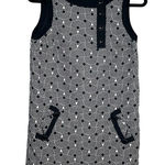 Tibi  Black and White Shift Mini‎ Dress Size 4 Geometric Retro Sleeveless Photo 0