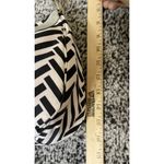 LeSportsac Everyday Shoulder‎ Purse Bag Black White Silver Stripe Hobo Preppy Photo 6