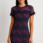Romeo + Juliet Couture  lace midi dress. Dark romance  Photo 0
