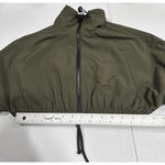 Collusion Womens Full Zip Short Cropped Jacket Sz 2 High Neck Long Sleeve Green Photo 8