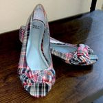 Hot Kiss red plaid shoes Photo 1