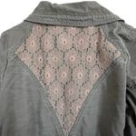 Anthropologie Hei Hei Camouflaged Lace Anorak Jacket Coat size L Photo 5