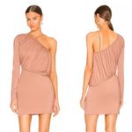 NBD Jolene Mini Cocktail Dress in Mauve - Nude Brown Photo 1