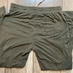 LATES Lounge Set Women's Size L Olive Green Shirt & Pants Casual Comfy Size L Photo 5