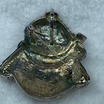 Snowman Winter Christmas Holiday Jewelry Brooch Pendant Scarf Hat Silver Tone Photo 8
