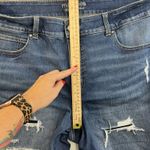 Maurice's Plus 18W Everflex High Rise Bermuda Shorts Distressed Stretch Denim Photo 12