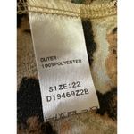 Outrageous Fortune Multicolor Satin Camo Long Balloon Sleeve Mini Shift Dress 18 Photo 3