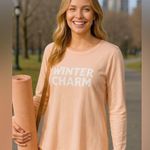 Aerie  Graphic Long Sleeve Tee Soft Girl Cozy Relaxed Fit Y2K  Loungewear Boho 90 Photo 1