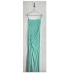 Katie May  Great Kate Ruched Gown in Supercharged Mint Size Medium Photo 5