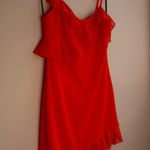 Forever 21  red asymmetrical ruffle mini dress Photo 1