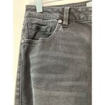 CAbi #3387 Destructed Slim Boyfriend Distressed Black Jeans Women's Size 2 Photo 3
