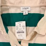 New With Tags JCrew Factory Rugby T Shirt S Sz M Green Size M Photo 5