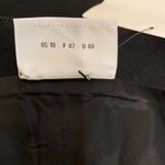 Akris Punto Womens  Black Wool Pencil A-Line Skirt Lined Rear Buttons Size 10 Photo 3