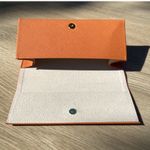 Tory Burch  Orange Sunglasses Case Hard Shell Clam Shell Designer Photo 4