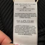 Madewell NWOT  Women's Black Ribbed One-Shoulder Longline Bikini Top Size S Photo 6