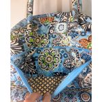 Vera Bradley  Bali Blue Paisley Floral Shoulder Bag OS Photo 4