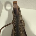 Michael Kors Jet Set East West Signature Monogram Logo Chain Tote Bag Tan Brown Photo 8