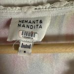 Hemant and Nandita Jorah Multicolor Tie Dye Print V-Neck Puff Sleeve Midi Dress S Photo 15