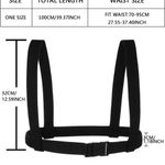 Black Canvass Underbust Harness New Photo 7