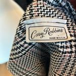 Vintage Cary Robins Long Blazer Black Pink White Suit Jacket Size L Photo 6