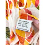 NEW Women's Pineapple Print Swim Coverup Cotton Duster Cardigan Lightweight M White Size M Photo 6