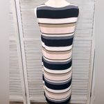 MSK Tank Dress Retro Stripe w Front Zip Photo 2