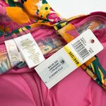 Anne cole  Womens Floral Underwire Tankini Swim Top Orange Green 32C/34B Photo 4