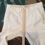 Faherty  Organic Cotton  Straight Leg Mid Rise White Womens 27 Photo 7